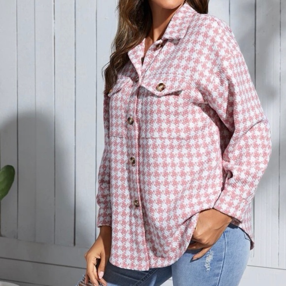 Pink overcoat , size L - Picture 2 of 3